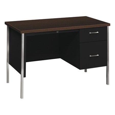 Hon Office Desk Desk, 34000, 1Dw, 45.25W, Mca, 24" D X 29-1/2" H, 45-1/4" W X Laminate, Mocha HON34002RMOP